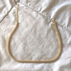 Baldwin CZ 24k Gold-Filled Necklace